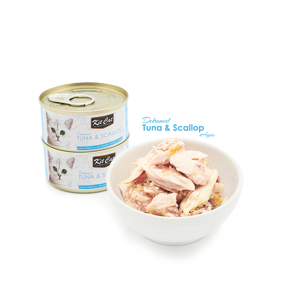 Kit Cat Tuna-&-Scallop 80G(Wet Food) Kit Cat Tuna-&-Scallop 80G(Wet Food)