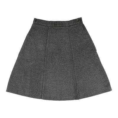 Girls Panelled School Skirt