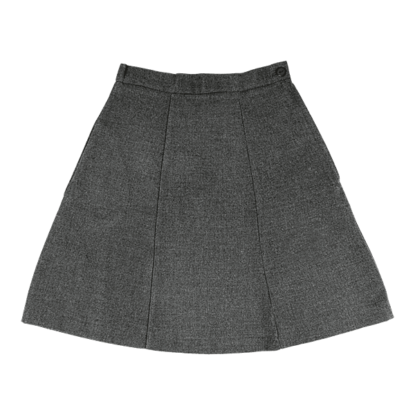 Girls Panelled School Skirt
