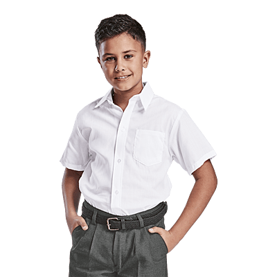 Unisex Short Sleeve School Shirt