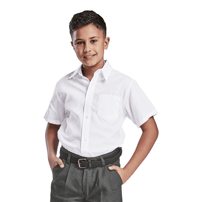 Unisex Short Sleeve School Shirt