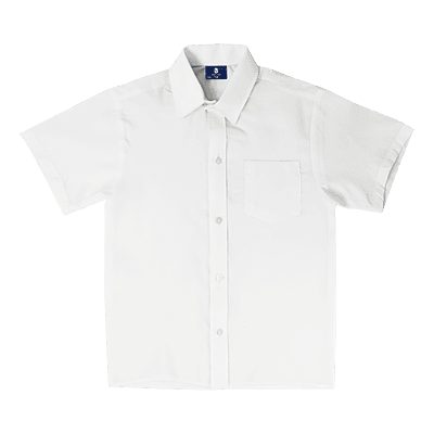 Unisex Short Sleeve School Shirt