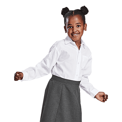 Unisex Long Sleeve School Shirt