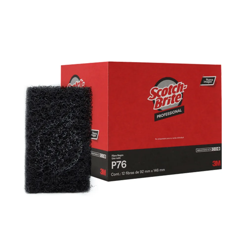 SCOTCH-BRITE FIBRA NEGRA P76 1 PZA