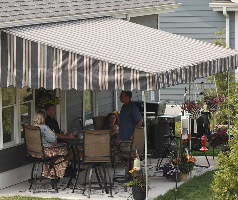 Stationary Residential Canopy / Permanent Awning – MG Sign