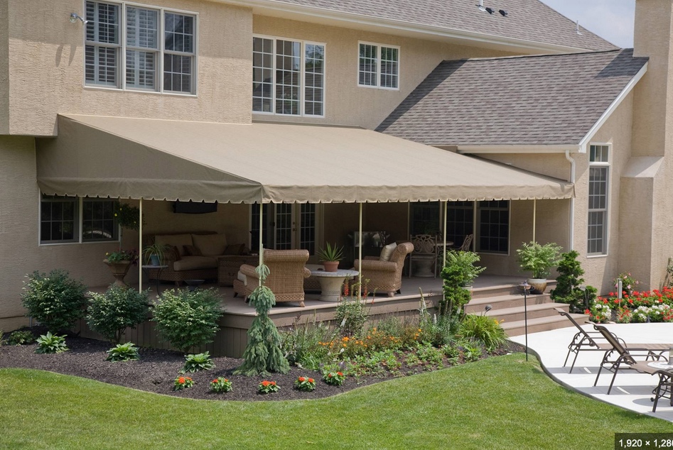 Stationary Residential Canopy / Permanent Awning – MG Sign