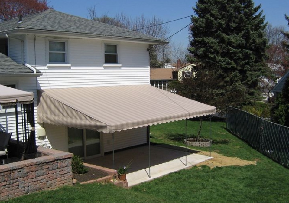 Stationary Residential Canopy / Permanent Awning – MG Sign