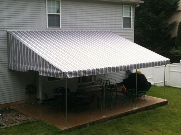 Stationary Residential Canopy / Permanent Awning – MG Sign