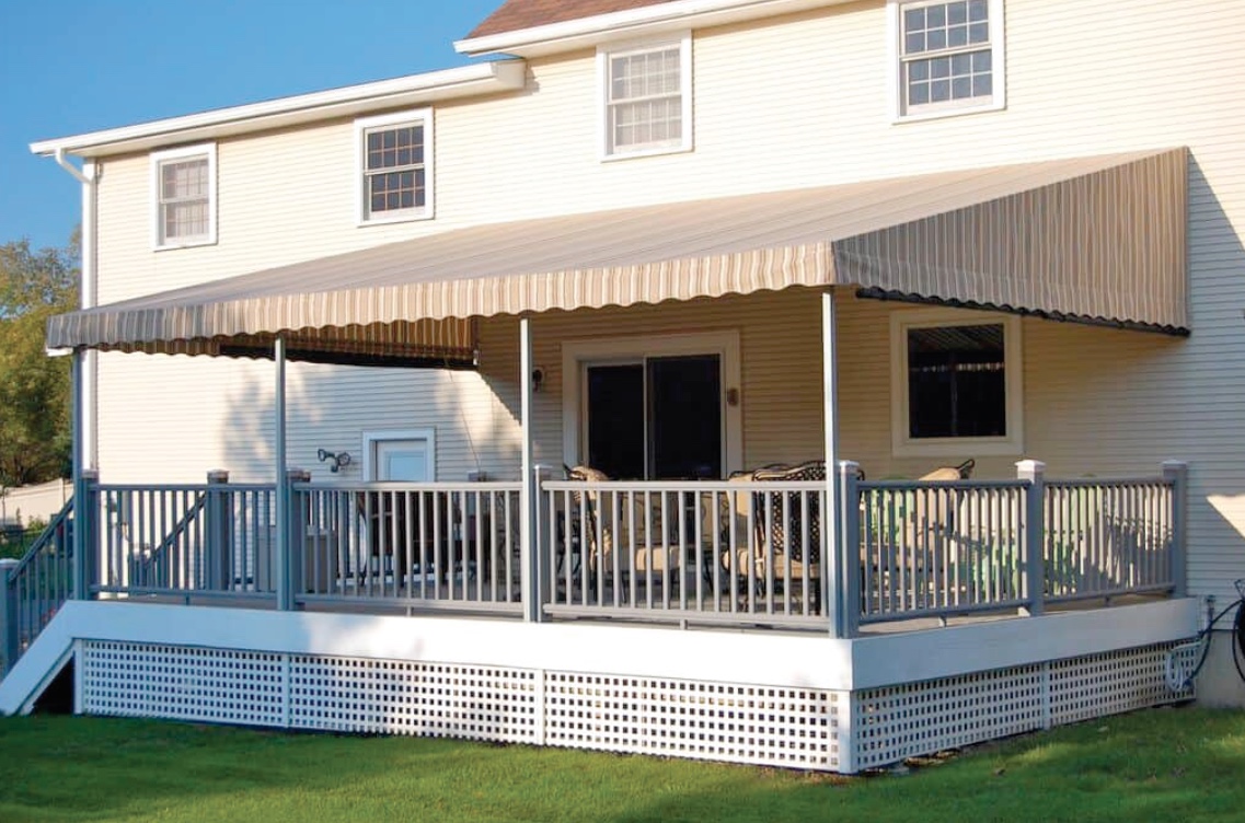 Stationary Residential Canopy / Permanent Awning – MG Sign