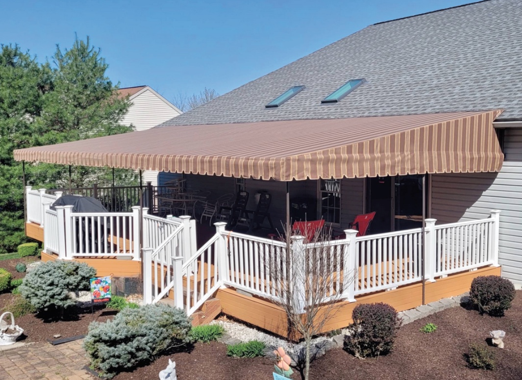 Stationary Residential Canopy / Permanent Awning – MG Sign