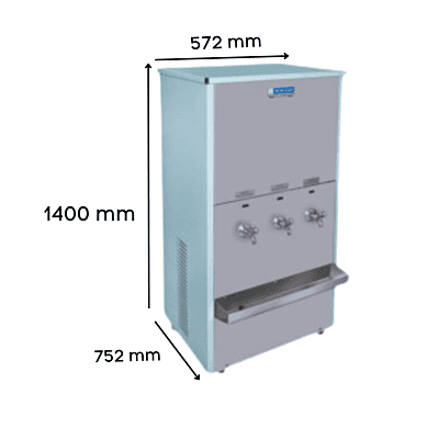 Dimension of Blue Star Water Purifier SWCNST80120UVE( Inbuilt UVE Filter) Dimension of Blue Star Water Purifier SWCNST80120UVE( Inbuilt UVE Filter)