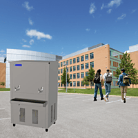 "Perfect for busy workplaces: Blue Star SDLX60120C 120-liter industrial water cooler." "Perfect for busy workplaces: Blue Star SDLX60120C 120-liter industrial water cooler."