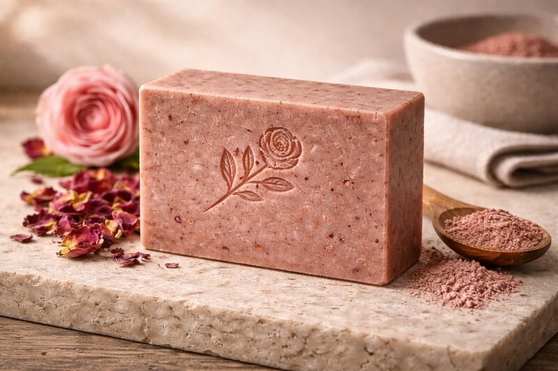 Rose Clay Beauty Bar