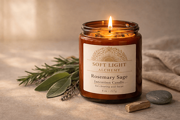 Rosemary Sage Intention Candle