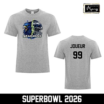 T-Shirt Seahawks (casque)