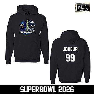 Hoodie Seahawks (casque)