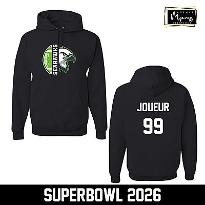 Hoodie Seahawks (mascotte)