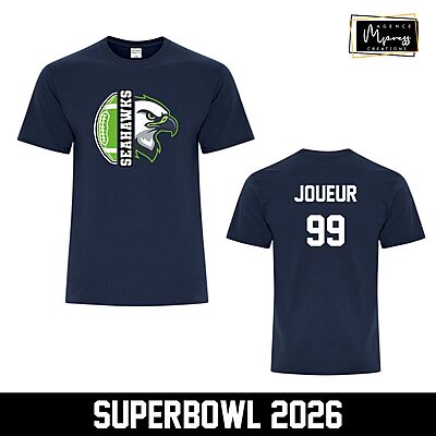 T-Shirt Seahawks (mascotte)