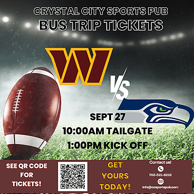 Seahawks | Sept 27| 1:00pm