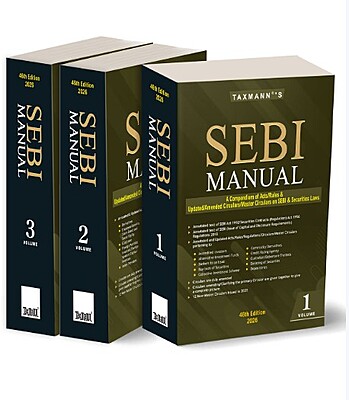 SEBI Manual | Set of 3 Volumes
