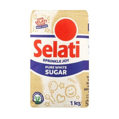 SELATI WHITE SUGAR 1X5KG EACH