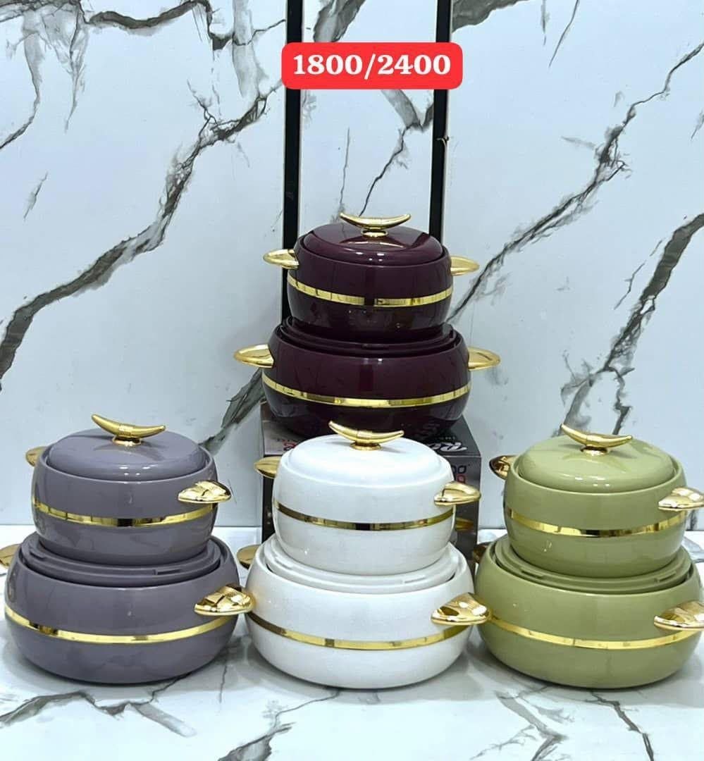 SET OF 2 FOOD WARMERS