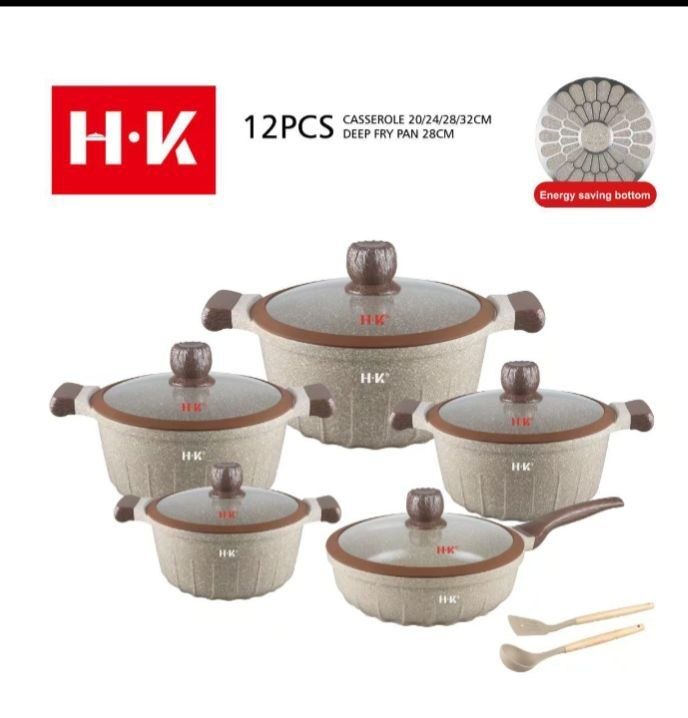 SET OF 5 POTS WITH ACCESSORIES