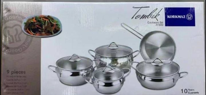 SET OF 5 QUALITY ALUMINIUM POT - BIG SIZES