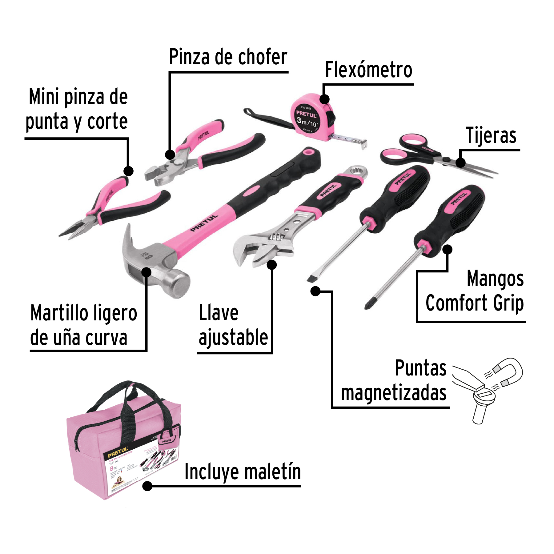 juego-casero-de-herramientas-para-dama-8-piezas-pretul-set-ma8-21251