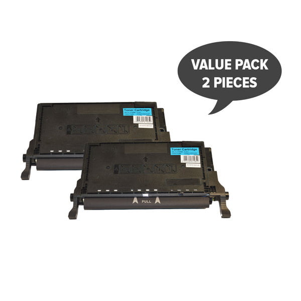 CLT-C508C Premium Generic Cyan Samsung Toner cartridge (Set of 2)