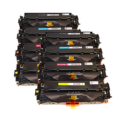 CF380X #312X Series Premium Generic Remanufactured Laser Toner Cartridge Set x 2 (8 cartridges)