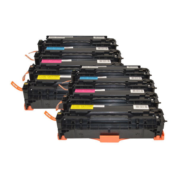 8 x CE410X #305X Series Premium Generic Laser Toner Cartridge Set x 2 (8 cartridges)
