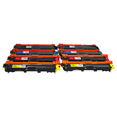 TN-251 TN-255 Premium Generic Brother Toner Set of 8