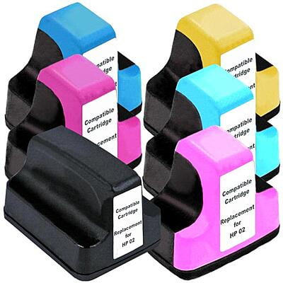 02XL Compatible Inkjet Cartridge Set 6 Ink Cartridges