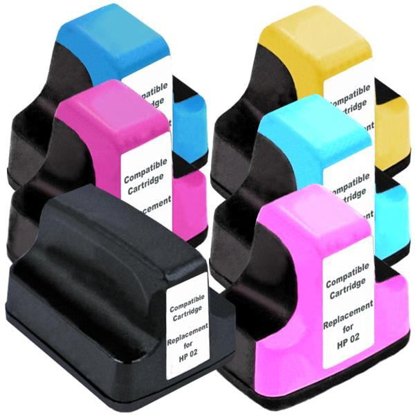 02XL Compatible Inkjet Cartridge Set 6 Ink Cartridges