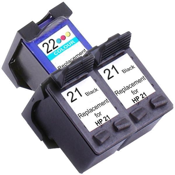 21XL Remanufactured Inkjet Cartridge Set #2 3 Ink Cartridges