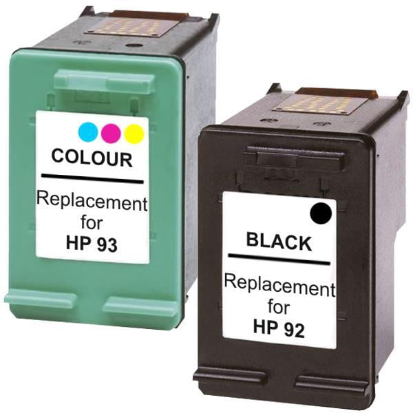 2 x #92 Remanufactured Inkjet Cartridge Set #1 2 Cartridges