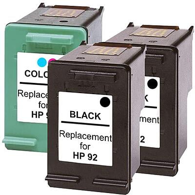 3 x #92 Compatible Inkjet Cartridge Set #2 3 Cartridges