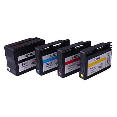 4 x 932XL 933XL Remanufactured Inkjet Cartridge Set 4 Cartridges
