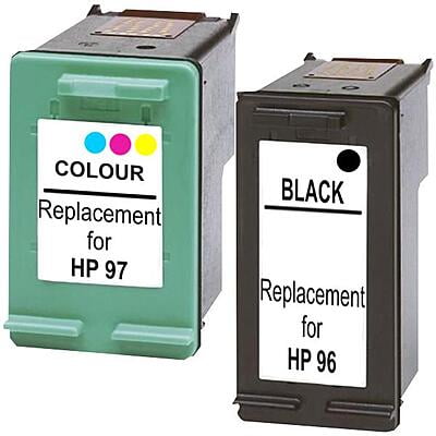 2 x #96 Compatible Inkjet Cartridge Set #1 2 Cartridges