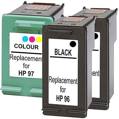 #96 Compatible Inkjet Cartridge Set #2 3 Cartridges (Set of 3)