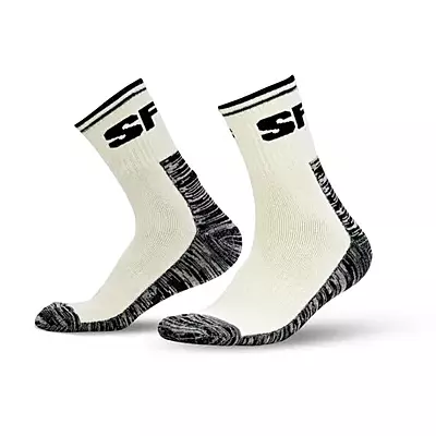 SF - Cricket Socks - Ankle - White/Black