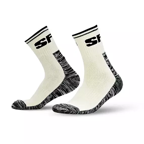 SF - Cricket Socks - Ankle - White/Black