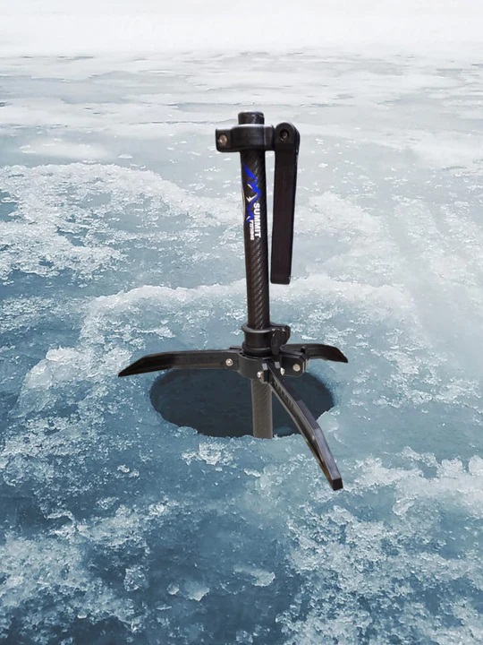 Summit Fishing LVS32 Carbon Fiber Transducer Ice Pole Summit Fishing LVS32 Carbon Fiber Transducer Ice Pole