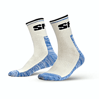 SF - Cricket Socks - Full - White/Sky Blue SF - Cricket Socks - Full - White/Sky Blue