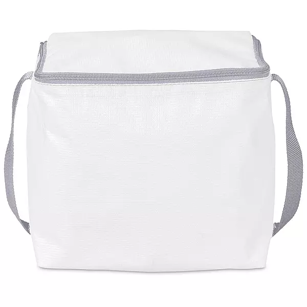 Pre-Production Sample Hoppla Quebec Recycled PET Stitch-Bond 12 Can Cooler