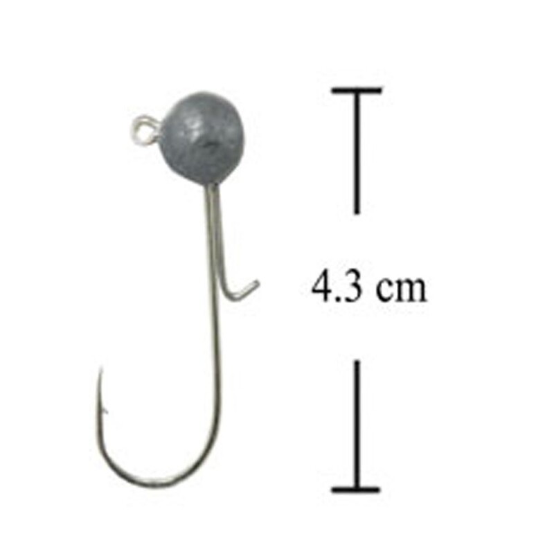 WEEBASS ตาเบ็ดหนอนยาง - รุ่น Jig Head S.G, 3/0-6g. (1x10PKT)