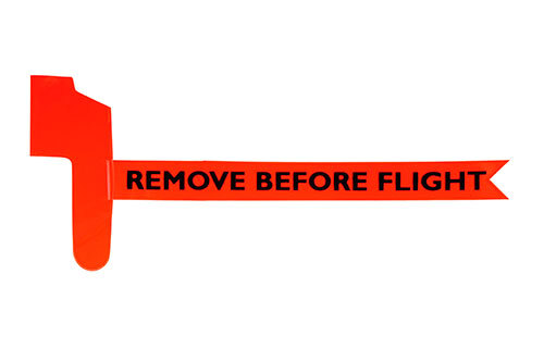 Pitot Head Covers – Remove Before Flight