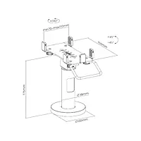 SKILLTECH SH-005PS Credit Card Terminal Stand