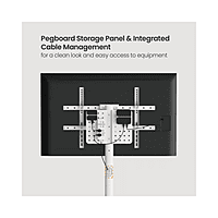 Heavy-Duty Mobile TV Floor Stand MODEL SH38-46TW | SKILLTECH